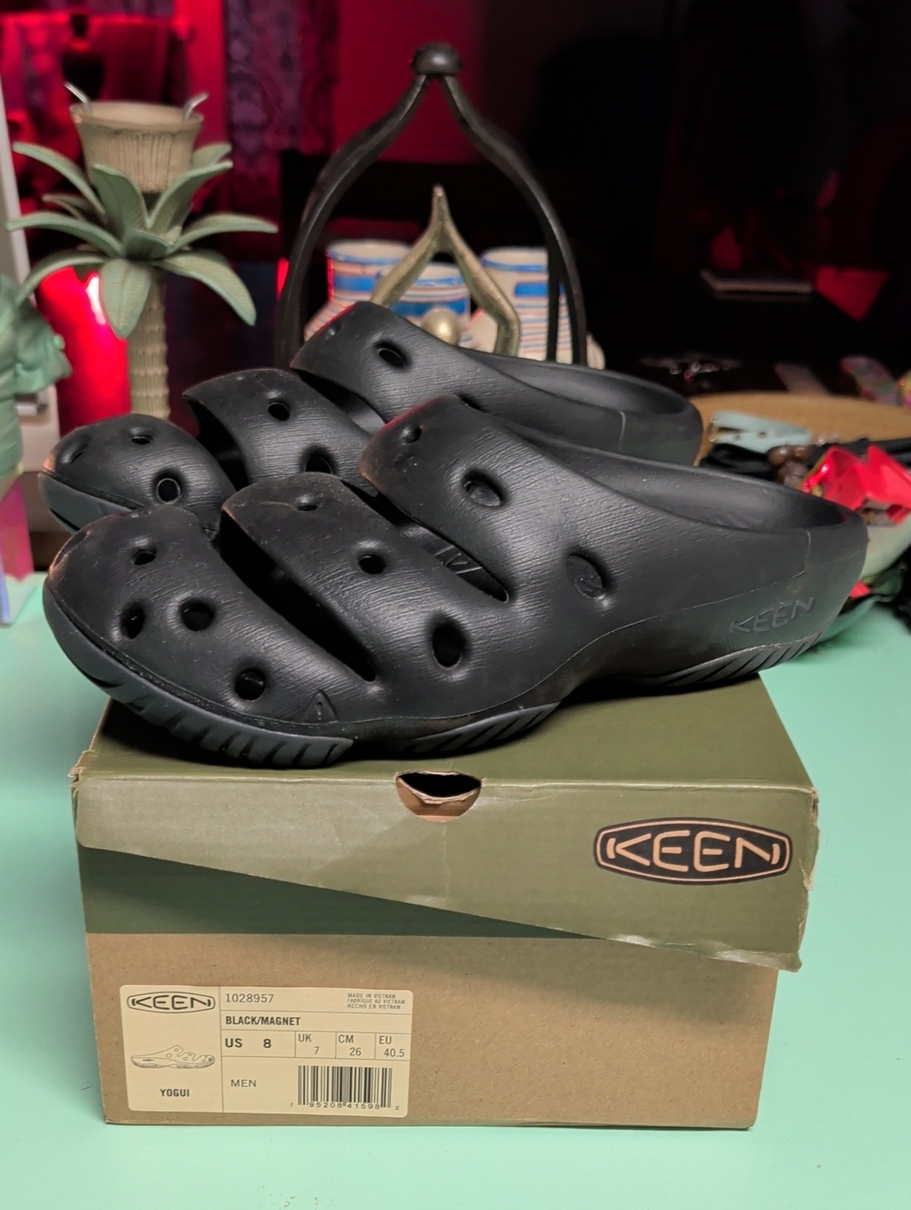 Keen Black Magnet Slip-On Clog